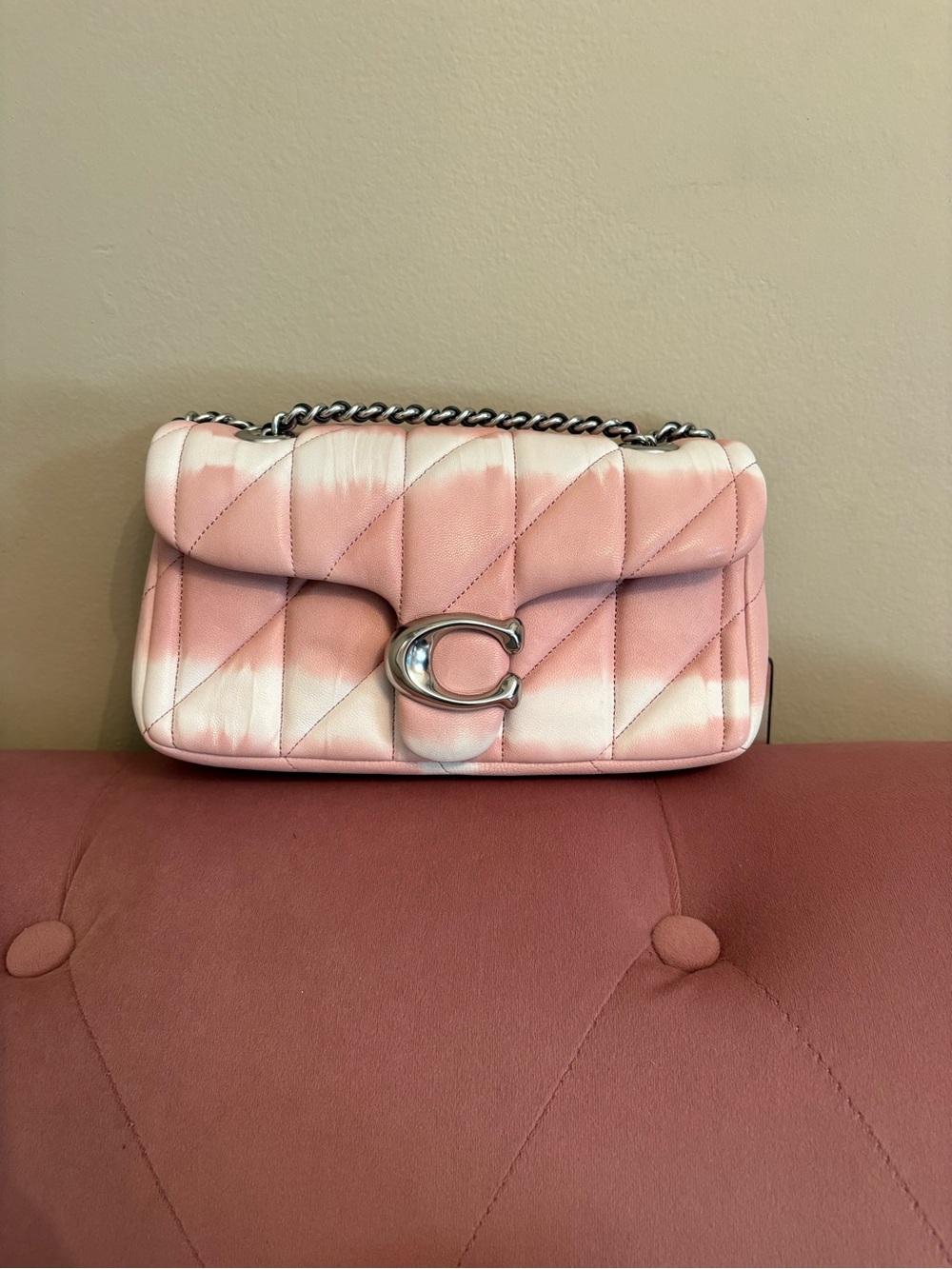 Coach Tabby 20 Pink Tie Dye Bag